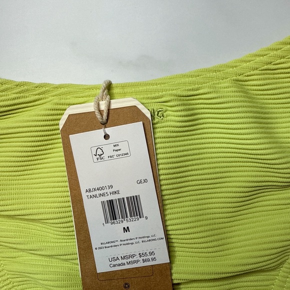 NWT Billabong Tanlines Hike Bikini Bottom - Picture 4 of 4